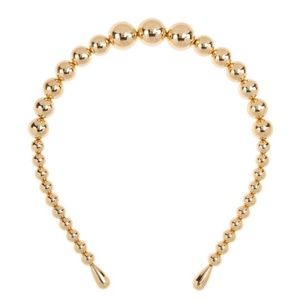 Gold Luxurious Pearl Thin Lightweight Headband